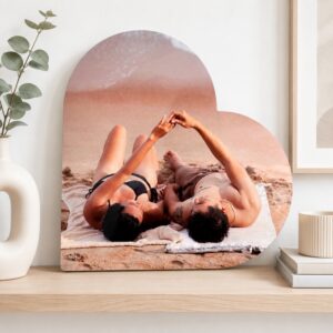 Corazón madera personalizado